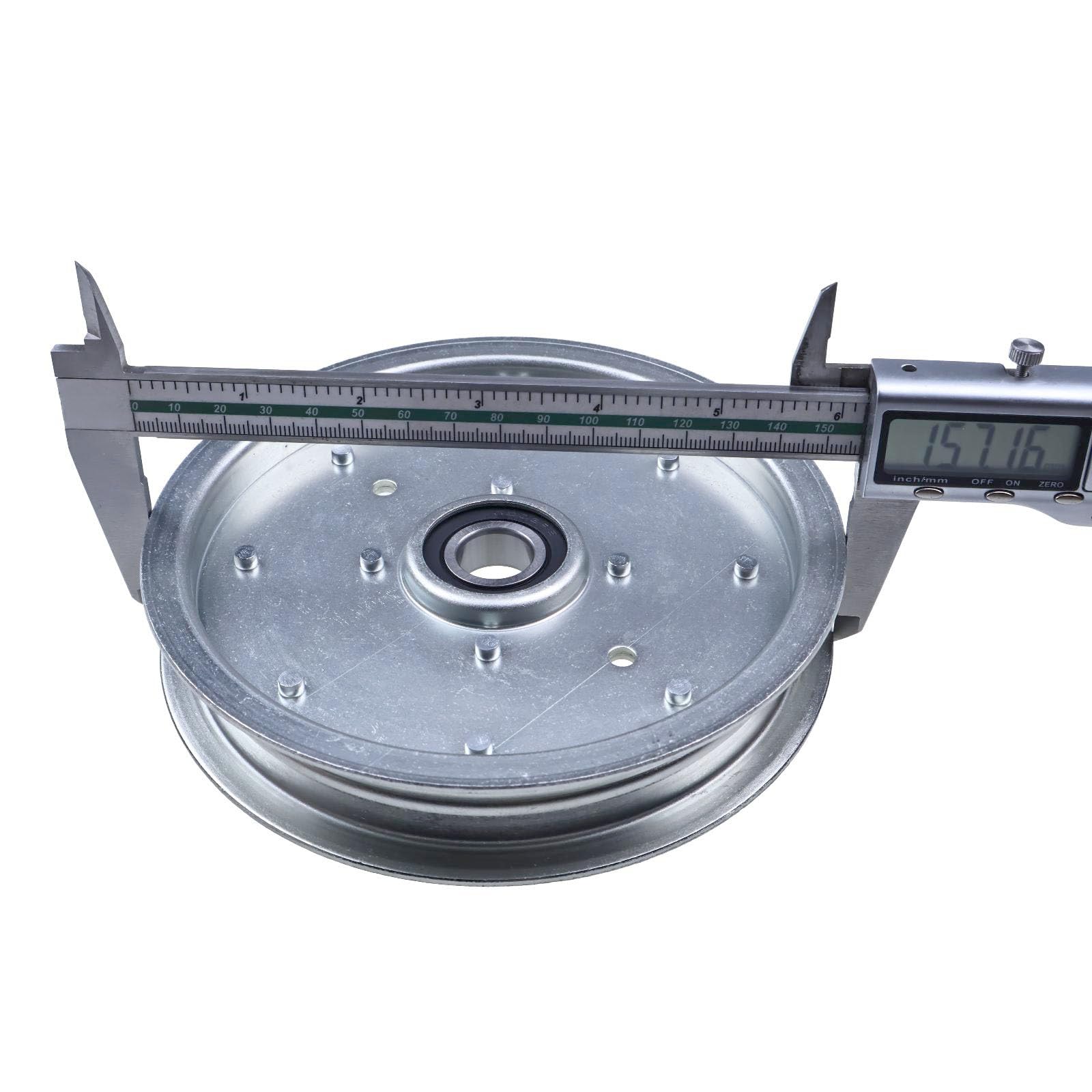 Amazon.com : TCINDRR Flat Deck Idler Pulley AUC10172 Compatible